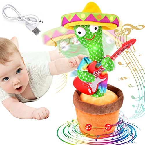 Nectsy Dancing Cactus,TikTok Mimicking Cactus,120 Songs,USB Charging