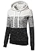 NINEXIS Womens Long Sleeve Fleece Pullover Hoodie Sweatshirts OATMEAL M