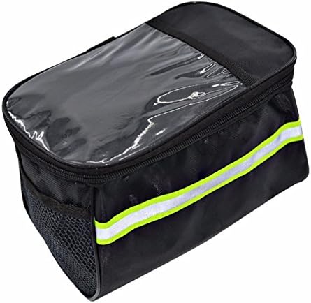 Facthuang 20 Inch Large Capacity Polyester Bike Bicycle Front Basket Durable Waterproof Tube Handlebar Bag Outdoor Sport Accessories Hot