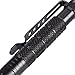 Tactical Pen Aircraft Aluminum Self Defense Pen with Glass Breaker Writing Multi functional Survial Tool (Black)