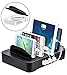 Okra USB Charging Station for Multiple Devices, 6 Port USB Wall Charger Charging Hub with Docking Station Organizer for Phone Tablet iPhone iPad (Black)