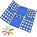 Geniusidea V1 Shirt Folding Board t Shirts Clothes Folder Durable Plastic Laundry folders Folding Boards