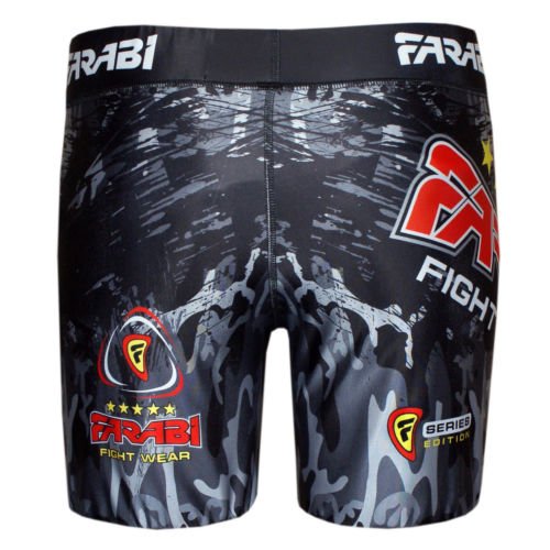 Farabi Vale Tudo Shorts Mma Grappling Fight Training Match Compression Tights - Small