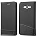Samsung Galaxy Grand Prime Case, JoJoGoldStar Bicast PU Leather Folio Wallet Flip Cover with Card Slots and Kickstand, Includes Free Screen Protector and Stylus - Black