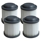 Think Crucial Replacement Vacuum Filters Compatible with Black and Decker Vacuums, Washable and Reusable Filter Part - Parts VF100, VF100H - Fits Model PVF110, PHV1210 and PHV1810 Bulk (4 Pack)