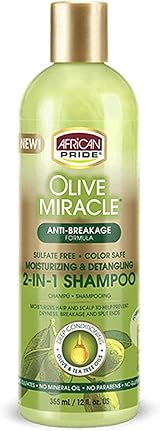 African Pride Olive Miracle Anti-Breakage 2 in 1 Shampoo Conditioner 355ml 12oz view 8