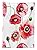 Watercolor Flower Decor Tablecloth Stylized Poppy Flowers Flower Buds Illustration Watercolor Painting Effect Dining Room Kitchen Rectangular Table Cover