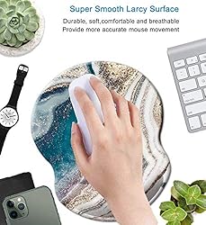 Mouse Pad with Wrist Support, Non Slip Mousepad