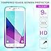 LeYi Compatible with Samsung Galaxy J3 Prime/J3 2017/J3 Eclipse/J3 Emerge/J3 Mission/J3 Luna Pro/Express Prime 2 Case w/Tempered Glass Screen Protector, Glitter Case (Not fit J3 2018) Teal/Purple