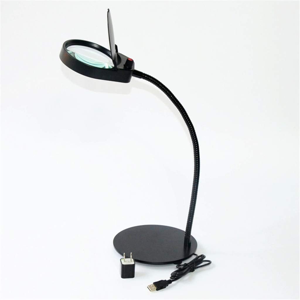 Desktop Magnifying Glass with Lamp Lens Light Type Multifunctional