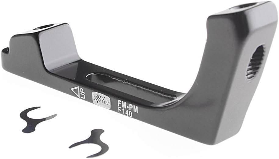 Miles Racing disc brake mount adaptor for Shimano Fork Assembly Flat Mount to Post Mount 140 mm Disc Size