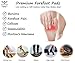 Bunion Corrector Foot Sleeves – Gel Forefoot Pads for Ball of Foot Metatarsal Cushioning and Protection. Diabetic Foot Care to Help Toe Calluses Corns Blisters, Mortons Neuroma or Sesamoiditis