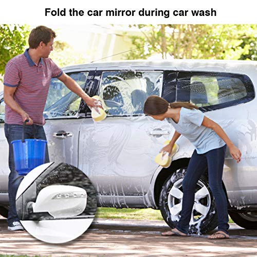 KMMIN Blind Spot Mirror, Square Convex Car Mirror Blind Spot for Universal Vehicles HD Frameless Blind Spot Mirrors 360° Rotatable for Car Great Rear View (2Pack) - Thumbnail 6