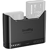 SMALLRIG EN-EL15c Battery Charger for Nikon, 2h Dual Slot Camera Charger, 22.5W USB-C Port, Full Compatible with Nikon ZR, Z6III, Zf, Z8, Z7II, Z7, Z6II, Z6, D850, D810, D780, D750, D500, D7500, D7200