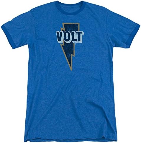 Concord Music Volt Logo Mens Adult Heather Ringer Shirt Royal 2X