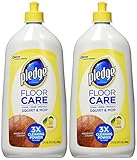 Pledge FloorCare Wood Squirt & Mop - Citrus - 27 oz - 2 pk