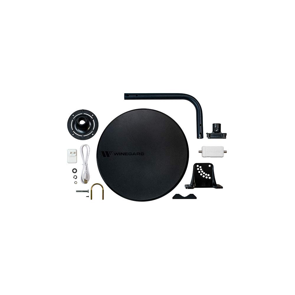 Winegard Elite 360 Pro Amplified Omnidirectional HDTV Antenna + Integrated Channel Finder