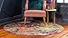 Unique Loom Jardin Collection Colorful, Vibrant, Abstract, Modern Area Rug, 6' 1