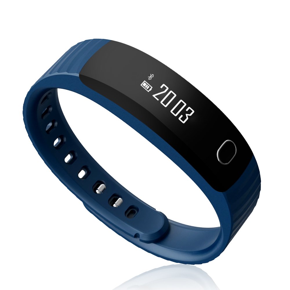 Smart Wireless Smartband Bluetooth 4.0 LED Aktivitätstracker Schlaftracker Sport Armband, Zeit, Datum, Schrittzähler, Kalorienverbrennung überwachen, Entfernung, für Android iPhone iOS Handys und Tablets