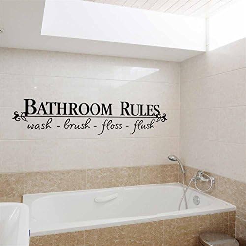 HN Removable DIY Wall Sticker Mural Home Decal Decor For Bathroom (Show as the pictures)
