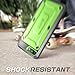 Supcase Unicorn Beetle Pro Series Phone Case Designed for Iphone 8 Plus, with Built-In Screen Protector Full-Body Rugged Holster Case for Apple Iphone 7 Plus 2016/ Iphone 8 Plus 2017 Release (Green)