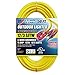 US Wire 74050 50-Foot Heavy Duty Lighted Plug Extension Cord (Yellow, 2-Pack)