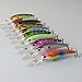 HappyFishing 10pcs/lot Mixed Minnow Fishing Lures Bass CrankBait Tackle 3.5inch 0.28oz