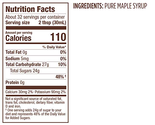BUTTERNUT MOUNTAIN FARM PURE VERMONT MAPLE SYRUP, GRADE A, DARK COLOR, ROBUST TASTE, ALL NATURAL, EASY POUR, 32 FL OZ, 1 QT (PREV GRADE B)