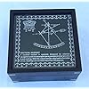 Nautical-Marine-Brass-Desktop-Sextant-With-Wooden-Box-Maritime-Kelvin-James-White-Ltd-Glasgow-1875