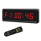 LED Digital Countdown Wall Clock Fitness Timer