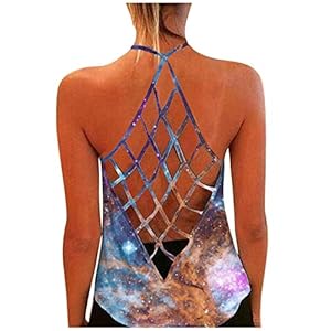 2021 Dames Camouflage Print Ronde Hals Mouwloos Sexy Terug Grid Blouse Vest Mode Tank Top