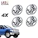 LEDKINGDOMUS F150 Center Caps, 4pcs Center Caps for 1997-2004 Ford F150 Expedition Lincoln 5 Lug 16