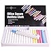 Office Square Non-Toxic Dustless Chalk: White (12 Ct) & Red, Blue, Yellow (2 Each) Chalk Holder