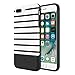 kate spade new york Credit Card Case for iPhone 7 Plus - Surprise Stripe Black / White
