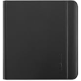Kobo Libra Colour SleepCover Case | Black Notebook | Sleep/Wake Technology | Built-in 2-Way Stand | Vegan Leather | Compatible with 7&rdquo; Kobo Libra Colour eReader