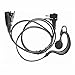 Advanced 2-Pin G Shape Police Earpiece Headset for Motorola Radio cls1110 cls1410 cls1413 cls1450 cls1450c etc