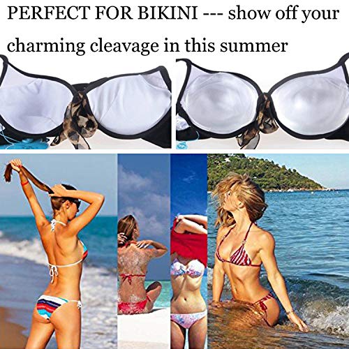 bikini silicone tits beach Waterproof Silicone Bra Inserts - Breast Pads Bust Enhancers for Summer  Swimsuits & Bikini - Medium(Fits A/B Cup) in Oman | Whizz Pads & Enhancers