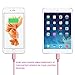 iPhone Charger, IWAVION 2Pack 3FT 8pin Lightning Cable Nylon Braided USB Sync and Charging Cord for iPhone SE 7 7Plus6s 6s+ 6Plus 6, 5s 5c 5,iPad Air mini min2, iPad 4,iPod 5,iPod 7, iOS9. - Rose Gold