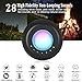 Sound Machine Baby with Night Light, Portable Baby White Noise Machine for Sleeping Travel/Office Privacy, 28 Non-Looping Soothing Nature Sounds/Lullaby/Fan/White Noise Maker for Kids/Adults -Black