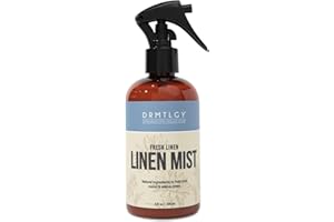 DRMTLGY Natural Fresh Linen Mist and Room Spray - Pure Essential Oils for a Pillow Spray, Linen Mist, and Fabric Spray - Aromatherapy Spray for Relaxation and Sleep, 8 oz