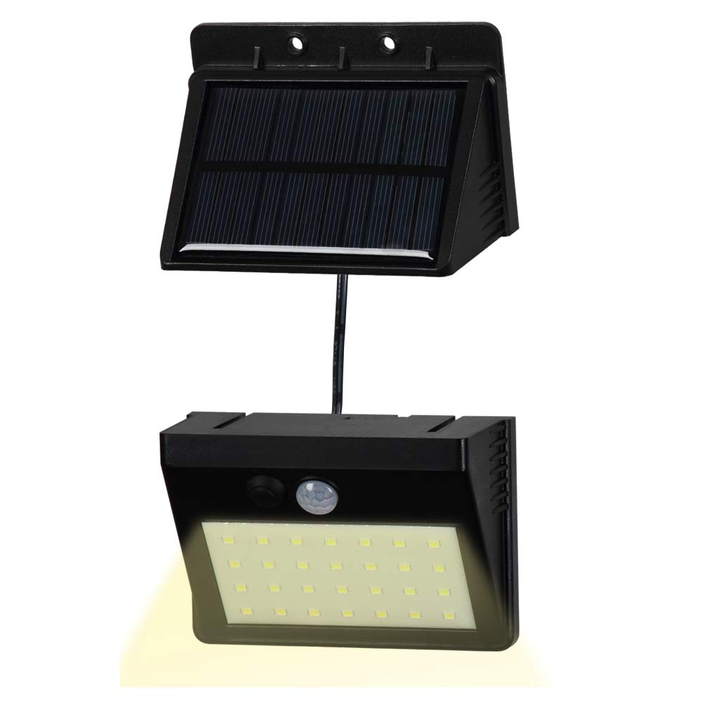 TSUN 28 LED Detachable Solar Motion Sensor Light, Solar Powered