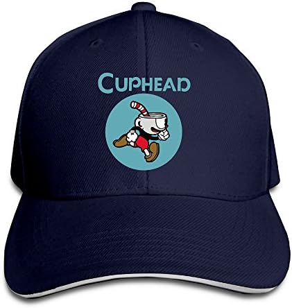 Cuphead Video Game Sandwich Baseball Caps Navy