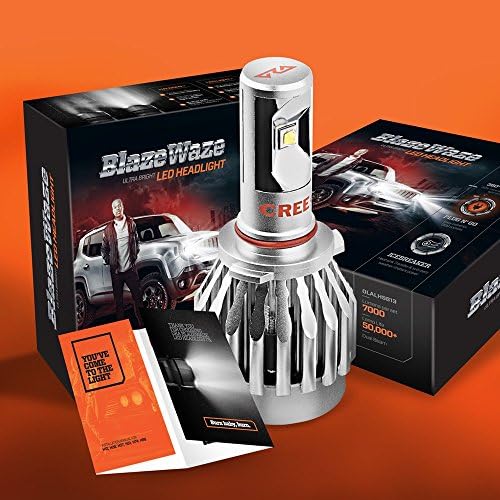 ORA BlazeWaze™ ULTRA BRIGHT LED HEADLIGHTS - 7000 LUMENS - 6500K - 50,000 HOUR LAMP LIFE - CREE - COMPATIBLE WITH: 9006