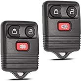 SUPALAND Key Fob Keyless Entry Fits for Ford Mustang Focus Explorer Sport Expedition Taurus Escape Edge Thunderbird Lincoln Town Car Mercury 1999-2014 Remote Control Replacement CWTWB1U311 8S4Z15K601A