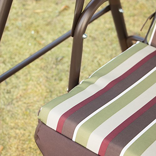 Bestmart INC Outdoor Garden Yard Patio Streamer Seat Relaxer Balcony Canopy Porch Swing Glider Hammock