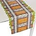 Fun Express Railroad Track Table Runner - Fun Racing Party Decor for Birthday Favors Table Covers Events & Special Occasions - Perfect for Parties Table Settings & Racing Theme Decorations - 1 Piece