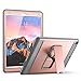iPad Pro 10.5 Case, YOUMAKER Heavy Duty Kickstand Shockproof Protective Case Cover for New Apple iPad Pro 10.5 inch (2017 Version) with Built-in Screen Protector (Rose Gold/Gray)