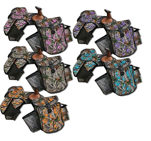 Showman Real Oak Camouflage Cordura Nylon Insulated Horn Bag (Purple)