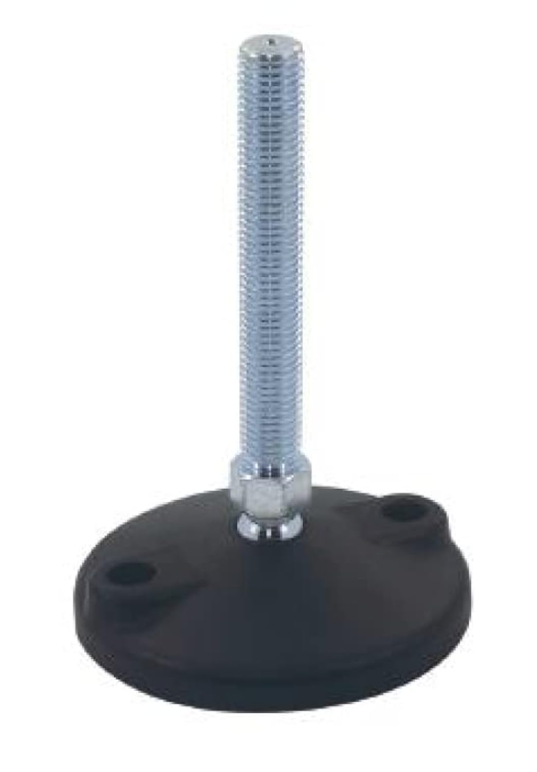 RUBBERGIANT Adjustable Feet M12 x 100mm - Diameter/Base 105mm - Pack of 4 Levelling Feet Conveyor Feet Heavy Duty Tilting Levellers Adjust Equipment Legs Height Max Load Each 1000kg