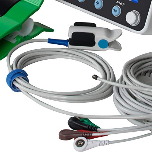 Fencia Dental Vital Sign Patient Monitor- Portable - 8 Inch LCD Screen Inch Color - 6 Standard Parameter